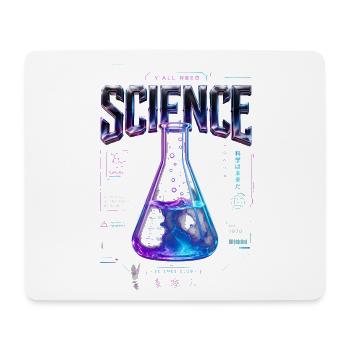 Neon-Wissenschaft Becherdesign - Mousepad (Querformat) - Weiß - Vorne