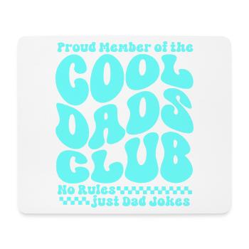 Cool Dads Club - Papa Vatertag Geschenk - Mousepad (Querformat) - Weiß - Vorne