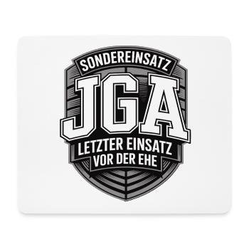 JGA Sondereinsatz Letzter Einsatz Ehe - Mousepad (Querformat) - Weiß - Vorne