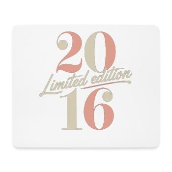 Limited Edition 2016 Geburtstag - Mousepad (Querformat) - Weiß - Vorne