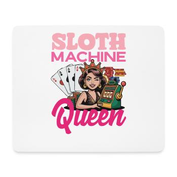 Slots Queen Casino Gambling Poker - Mouse Pad (horizontal) - white - Front