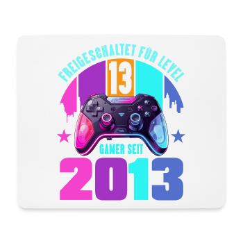 13th Birthday Young Girls - Mouse Pad (horizontal) - white - Front