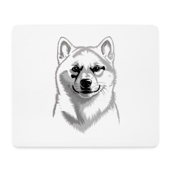 Husky - Mouse Pad (horizontal) - white - Front