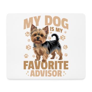 Yorkshire Terrier Yorkie Dog Breed - Mouse Pad (horizontal) - white - Front
