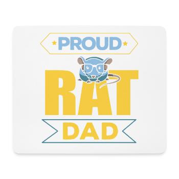 Rat, house rat, rat owner, rat lover - Mouse Pad (horizontal) - white - Front