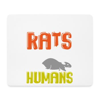 Rat, house rat, rat owner, rat lover - Mouse Pad (horizontal) - white - Front