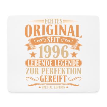 Original seit 1996 – Retro 30. Geburtstag - Mousepad (Querformat) - Weiß - Vorne