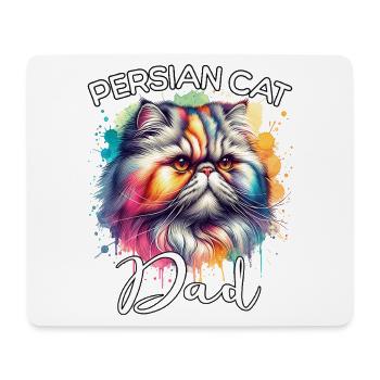 Persian Cat Dad - Mouse Pad (horizontal) - white - Front