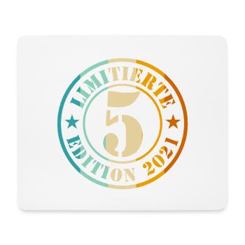 5th Birthday Young Girls - Mouse Pad (horizontal) - white - Front