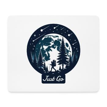 Just Go Shirt - Mouse Pad (horizontal) - white - Front