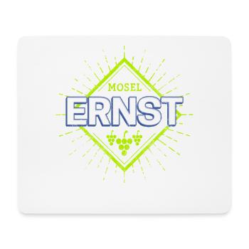 Ernst an der Mosel Retro Weintrauben Reben Design - Mousepad (Querformat) - Weiß - Vorne