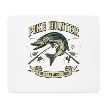 Pike Hunter Pêcheur Predator Vintage - Tapis de souris (format paysage) - blanc - Devant