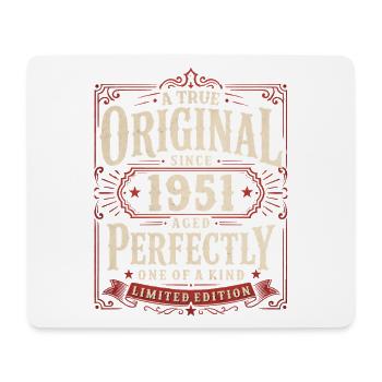 75th Birthday Gift Original Vintage 1951 - Mouse Pad (horizontal) - white - Front