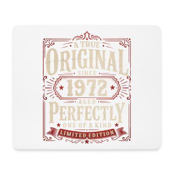 54. Geburtstag Geschenk Original Jahrgang 1972 - Mousepad (Querformat) - Weiß - Vorne
