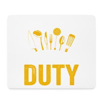 Lunch Lady Duty Kitchen Heroine - Mouse Pad (horizontal) - white - Front