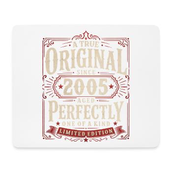 21. Geburtstag Geschenk Original Jahrgang 2005 - Mousepad (Querformat) - Weiß - Vorne
