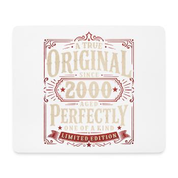 26. Geburtstag Geschenk Original Jahrgang 2000 - Mousepad (Querformat) - Weiß - Vorne