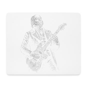 John Quincy Adams Gitarre spielen - Mousepad (Querformat) - Weiß - Vorne