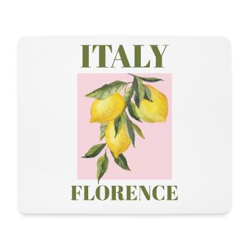 Italie Florence Vacances Beach Lemons Voyage - Tapis de souris (format paysage) - blanc - Devant