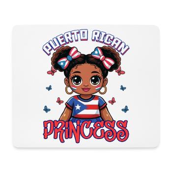 Princesse portoricaine Porto Rico - Tapis de souris (format paysage) - blanc - Devant