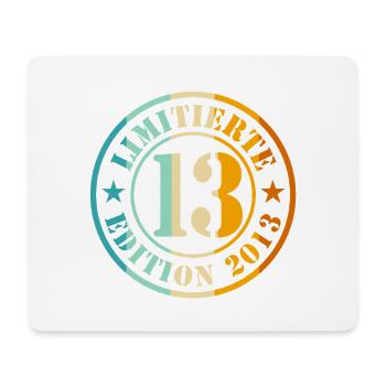 13. Geburtstag - Mousepad (Querformat) - Weiß - Vorne