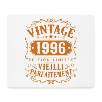 1996 Vintage Rétro Cadeau D'anniversaire - Tapis de souris (format paysage) - blanc - Devant