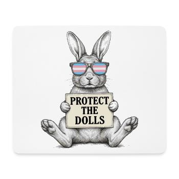 LGBTQ Pride Month - Protect Trans Kids - Mouse Pad (horizontal) - white - Front
