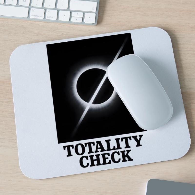 Totality checked | Eclipse Mouse Pad (horizontal)