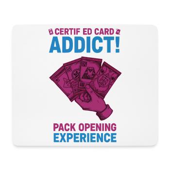 Expérience d’ouverture du pack Certified Card Addict - Tapis de souris (format paysage) - blanc - Devant