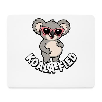 Pregnant Koala Mother – Cute Koala Pregnancy - Mouse Pad (horizontal) - white - Front