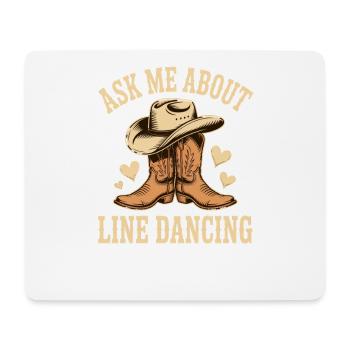 Line Dance Line Dancing Line Dancer Gift - Mouse Pad (horizontal) - white - Front