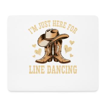 Line Dancer Line Dance Line Dancing Gift - Mouse Pad (horizontal) - white - Front