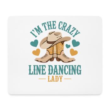 Line Dance Line Dancing Gift - Mouse Pad (horizontal) - white - Front