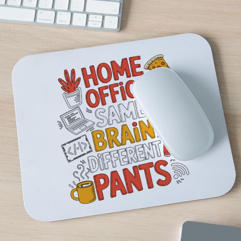 Remote Developer Home Office Same Web Developer Mouse Pad (horizontal)