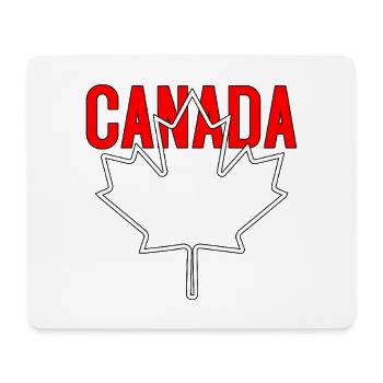 Canada Flag Maple Leaf Canadian - Mouse Pad (horizontal) - white - Front