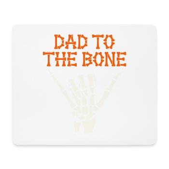 Halloween Dad To The Bone Skeleton Hand Fun Papa - Mousepad (Querformat) - Weiß - Vorne