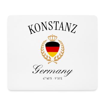 Couronne des armoiries de Constance Allemagne – Voyage au lac de Constance - Tapis de souris (format paysage) - blanc - Devant