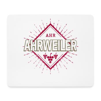 Ahrweiler an der Ahr Retro Weintrauben Souvenir - Mousepad (Querformat) - Weiß - Vorne