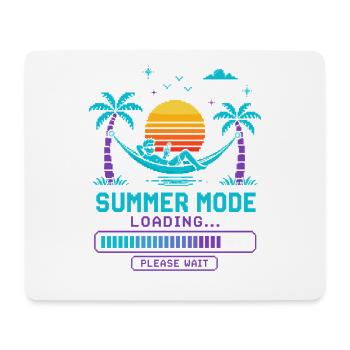 Summer Mode Loading: Sunset - Mouse Pad (horizontal) - white - Front