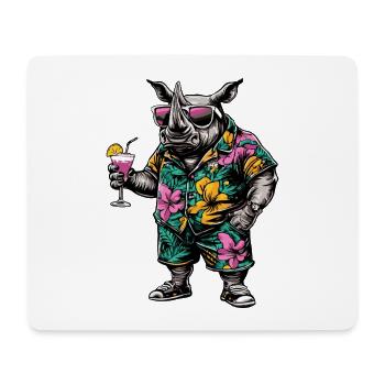 Rhino Comic Summer - Mouse Pad (horizontal) - white - Front