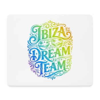 Ibiza Dream Team Colorée - Tapis de souris (format paysage) - blanc - Devant