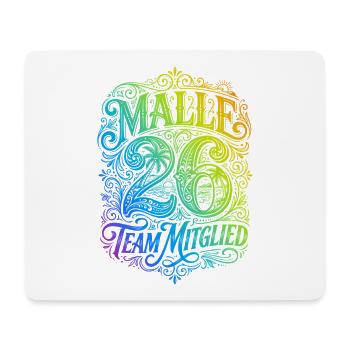 Malle 26 Multicoloured - Mouse Pad (horizontal) - white - Front