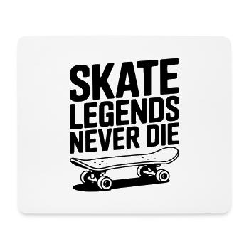 Les légendes du skate ne meurent jamais - Tapis de souris (format paysage) - blanc - Devant
