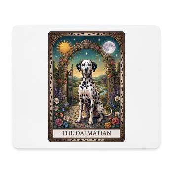 Dalmatiner im Sonnenmond - Mousepad (Querformat) - Weiß - Vorne