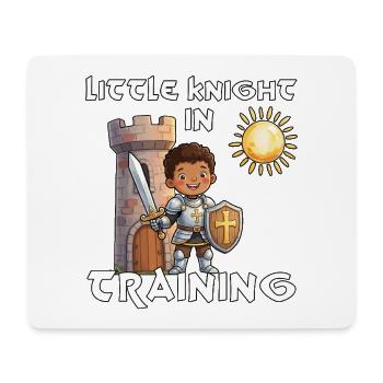 Ren Faire Medieval Little Knight In Training - Mousepad (Querformat) - Weiß - Vorne