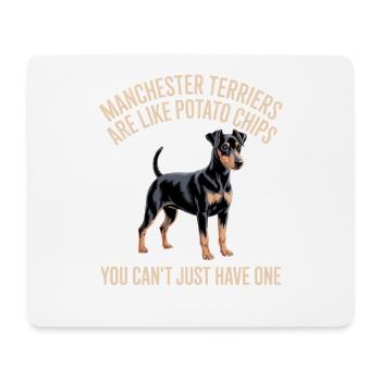 Manchester Terrier Dog Gifts - Mouse Pad (horizontal) - white - Front