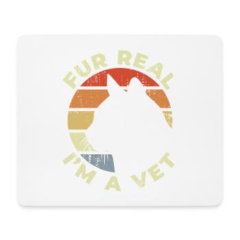 I'm the veterinarian - Mouse Pad (horizontal) - white - Front