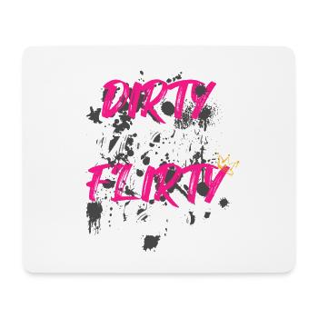 Dirty outside Schlammlauf Mud Run Muddy Race - Mousepad (Querformat) - Weiß - Vorne