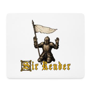 Sir Render Surrender Funny Ren Faire Medieval - Mouse Pad (horizontal) - white - Front