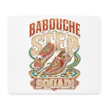 Marokkaner Marokko Babouche Step Squad - Mousepad (Querformat) - Weiß - Vorne